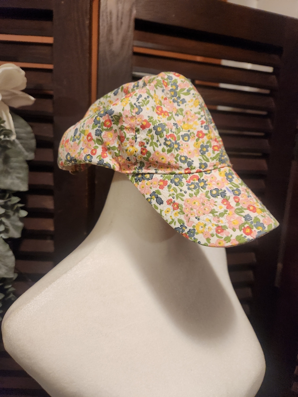 Floral Baseball Hat - Pink Multi